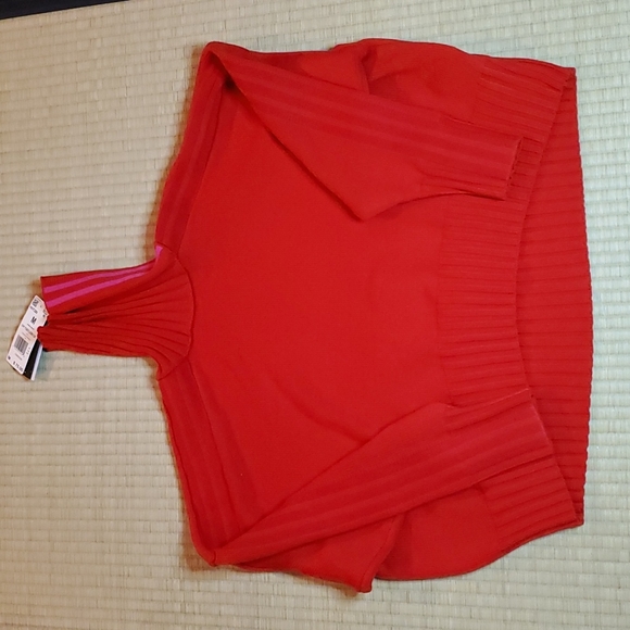 Ivy Park x Adidas Originals Long-Sleeve Cropped Turtleneck Sweater,  sz Medium - Picture 2 of 9